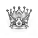 Queen's Crown tattoo design idea