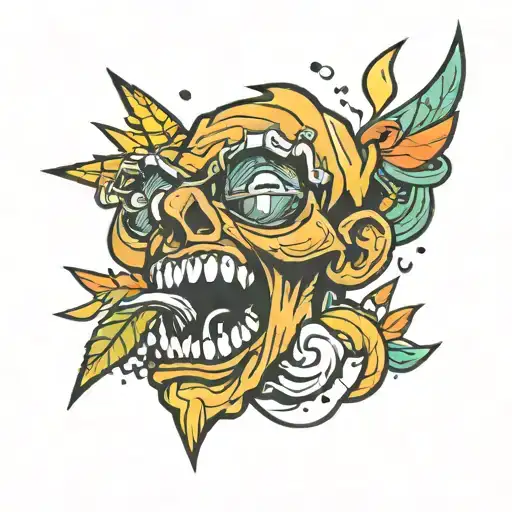 hip hop  tattoo design idea