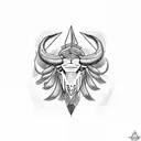 libra inlove wiyh taurus tattoo design idea