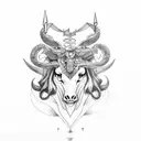 libra inlove wiyh taurus tattoo design idea