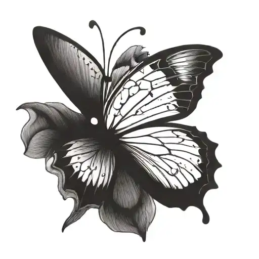 butterfly effect tattoo design idea
