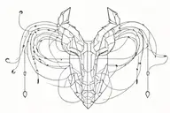 artificial intelligence AI and advanced tattoo design idea