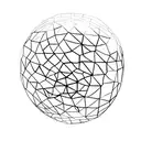 disco ball tattoo design idea