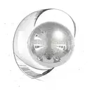 mirrorball tattoo design idea