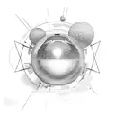 mirrorball tattoo design idea