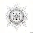 sudarshan chakra  tattoo design idea