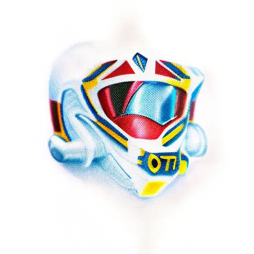 power ranger tattoo design idea
