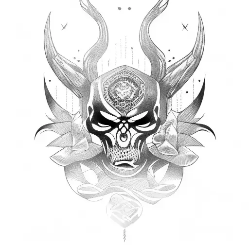 sinister nordic tattoo design idea