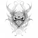 sinister nordic tattoo design idea