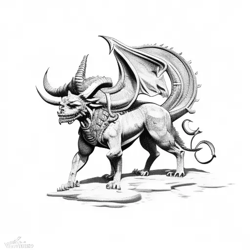 whore of Babylon  tattoo design idea