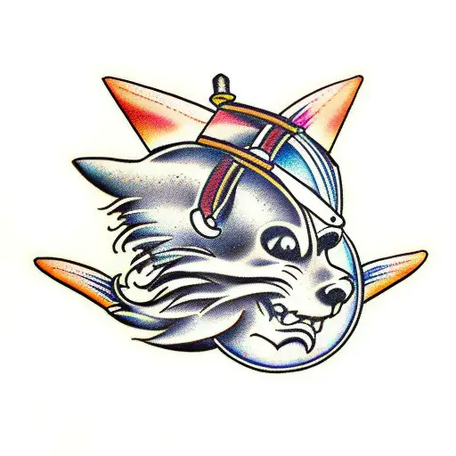 Broken armour tattoo design idea