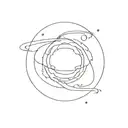 my anxiety the size of a planet tattoo design idea