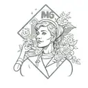 nursing tattoo design idea