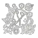 nurse symbols tattoo design idea