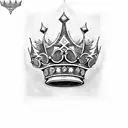 King's Crown tattoo design idea