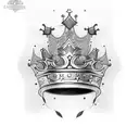 King's Crown tattoo design idea
