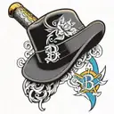 Brooklyn Dodgers Hat tattoo design idea