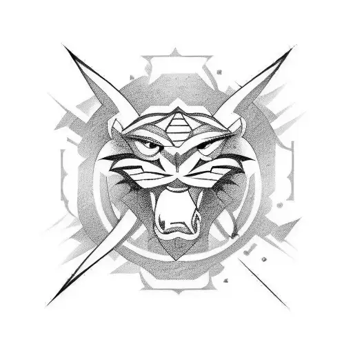 Poker and BRAZILIAN JIU JITSU tattoo design idea