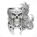Bracelet tattoo design idea