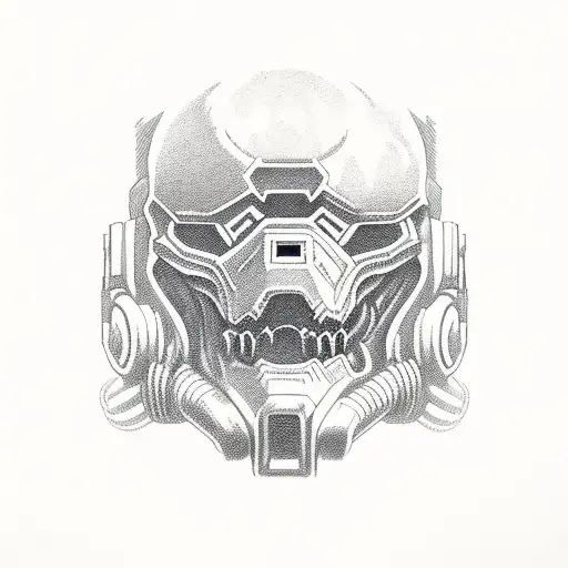 doom eternal tattoo design idea