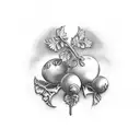 Bacchus tattoo design idea