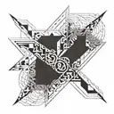spell fantasy tattoo design idea