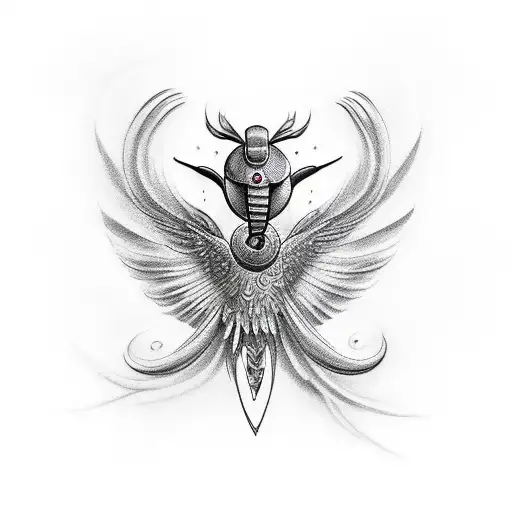 Infinity, Hummingbird tattoo design idea