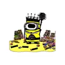 minion trap tattoo design idea