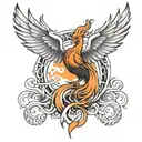Phoenix on the inside of the wrist cover up tattoo tattoo design idea