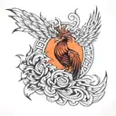 Phoenix on the inside of the wrist cover up tattoo tattoo design idea