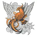 Phoenix on the inside of the wrist cover up tattoo tattoo design idea