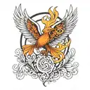 Phoenix on the inside of the wrist cover up tattoo tattoo design idea