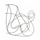 Letters M G N tattoo design idea