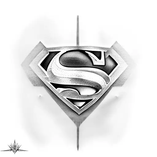 Superman tattoo design idea