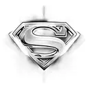 Superman tattoo design idea