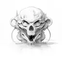 magic tattoo design idea