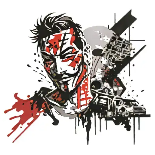 Anonymous tattoo design idea