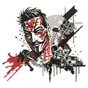 Anonymous tattoo design idea