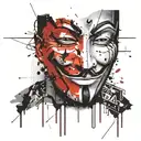 Anonymous tattoo design idea