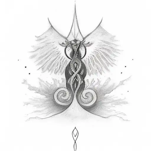 a tattoo representing my daughter Evelyn Wynter Swart symbolic of the gift of life persisting in the darkest winter tattoo design idea