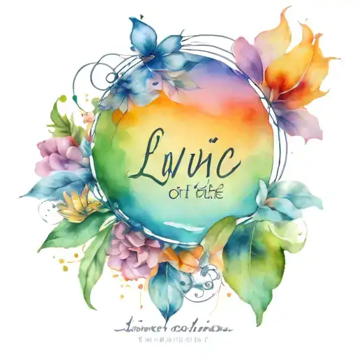 "living life on a vibe" tattoo design idea