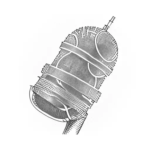 A tattoo of a microphone surrounded by intricate floral patterns tattoo design idea