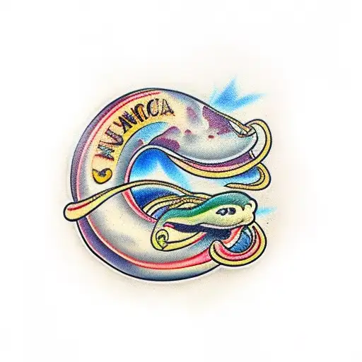 anaconda  tattoo design idea