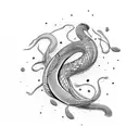 anaconda  tattoo design idea