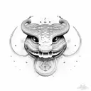 anaconda  tattoo design idea