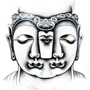 Buddha tattoo design idea