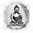 Buddha tattoo design idea