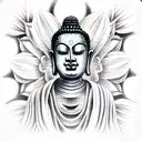 Buddha tattoo design idea