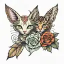 isla and emilia tattoo design idea