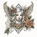 isla and emilia tattoo design idea
